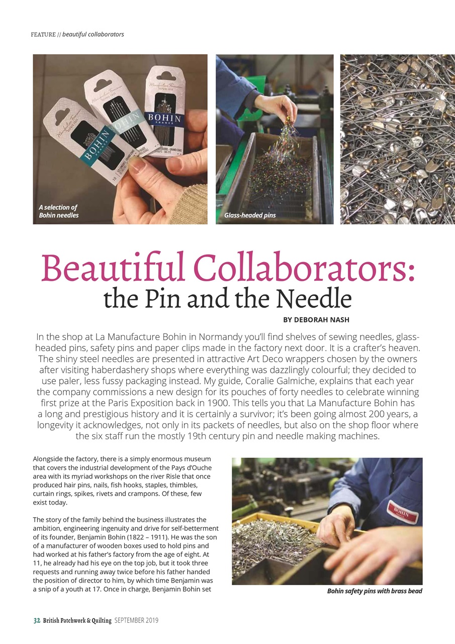 Patchwork and Quilting Preview Pages