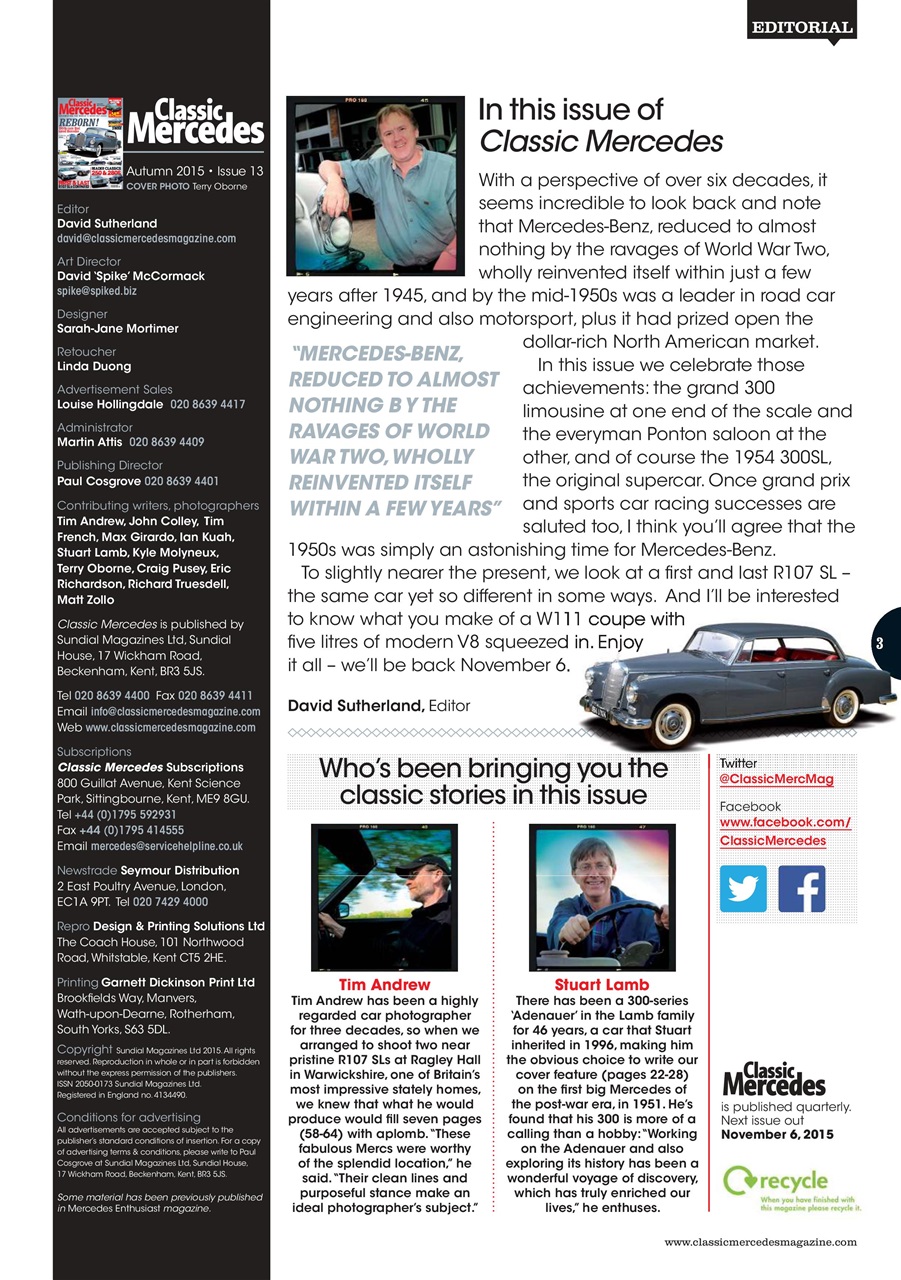 Mercedes Enthusiast Preview Pages