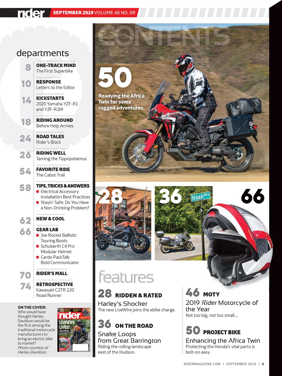 Rider Magazine Preview Pages