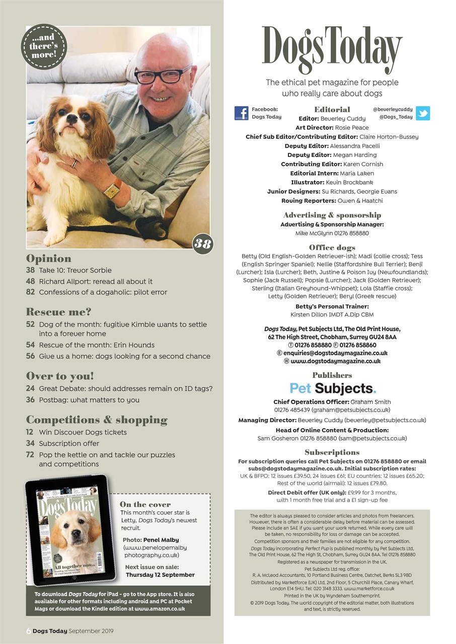 Dogs Today Magazine Preview Pages