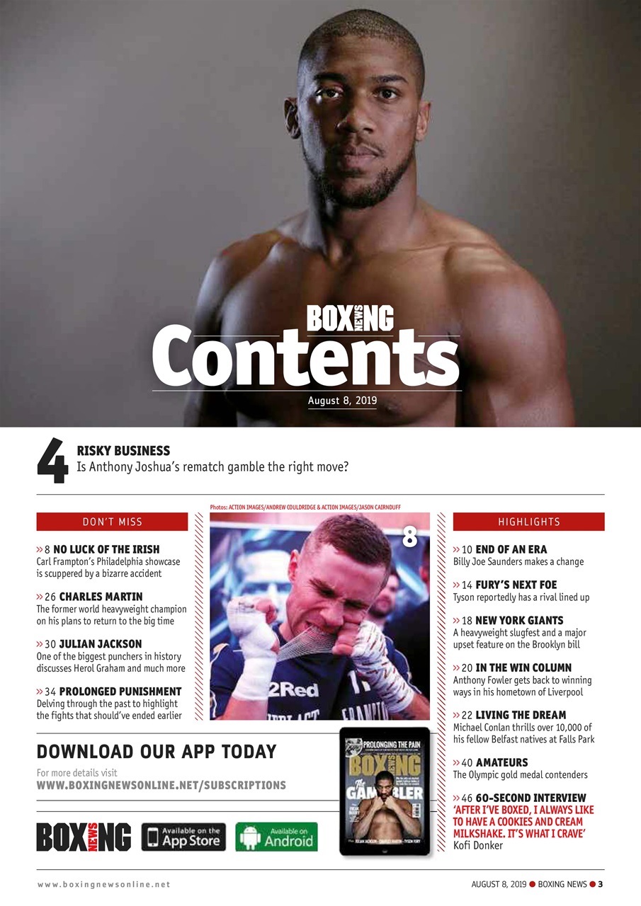 Boxing News Preview Pages
