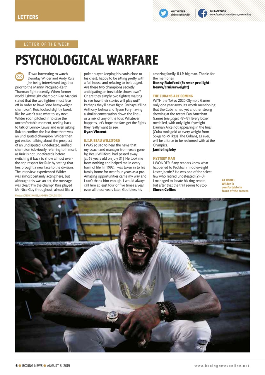 Boxing News Preview Pages