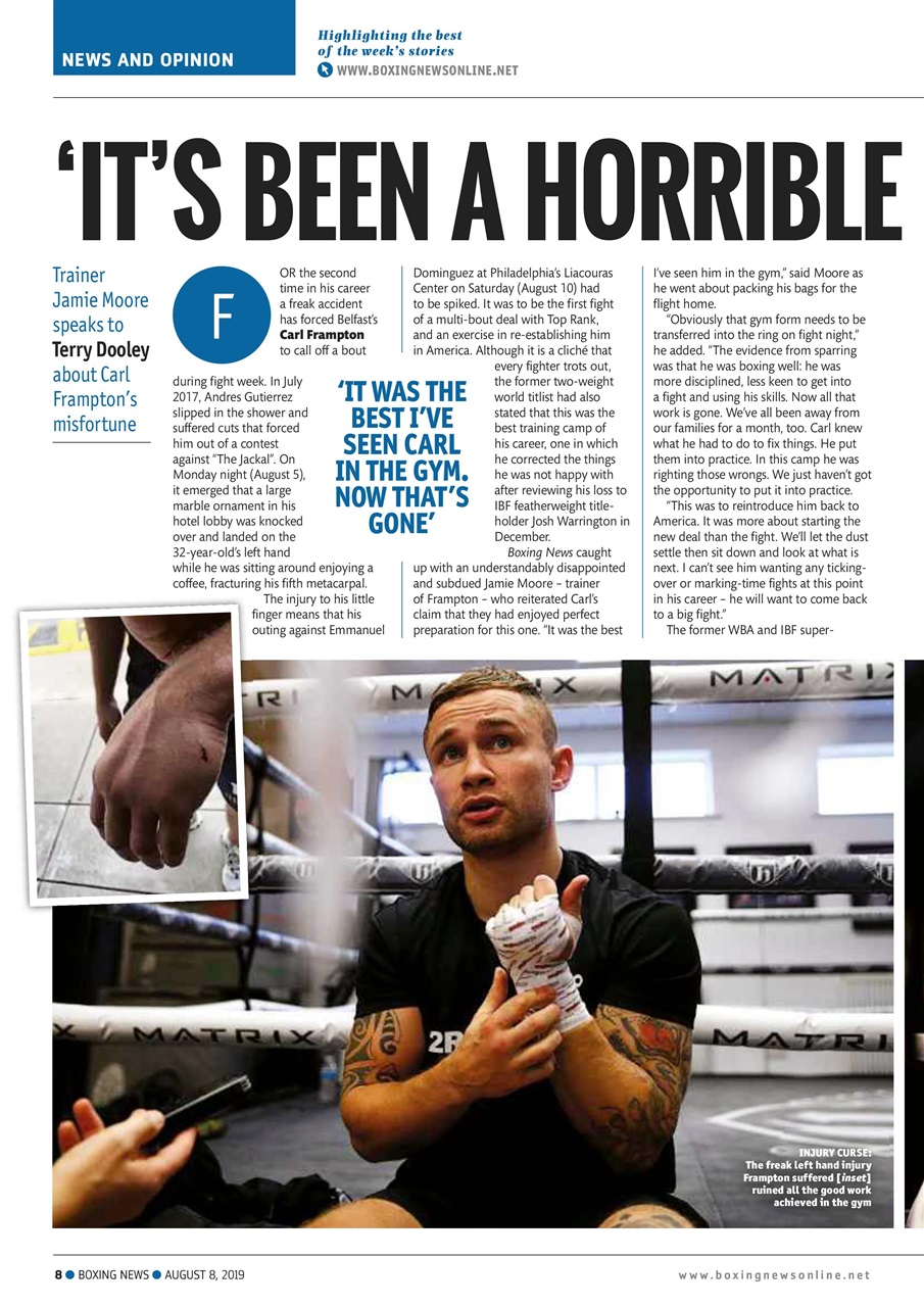 Boxing News Preview Pages