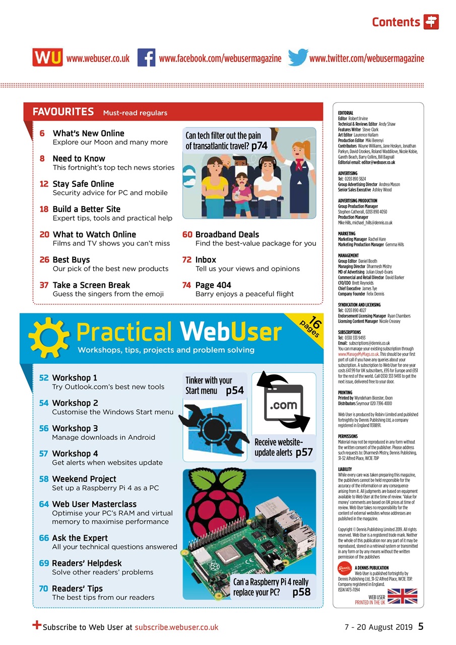 Webuser Preview Pages