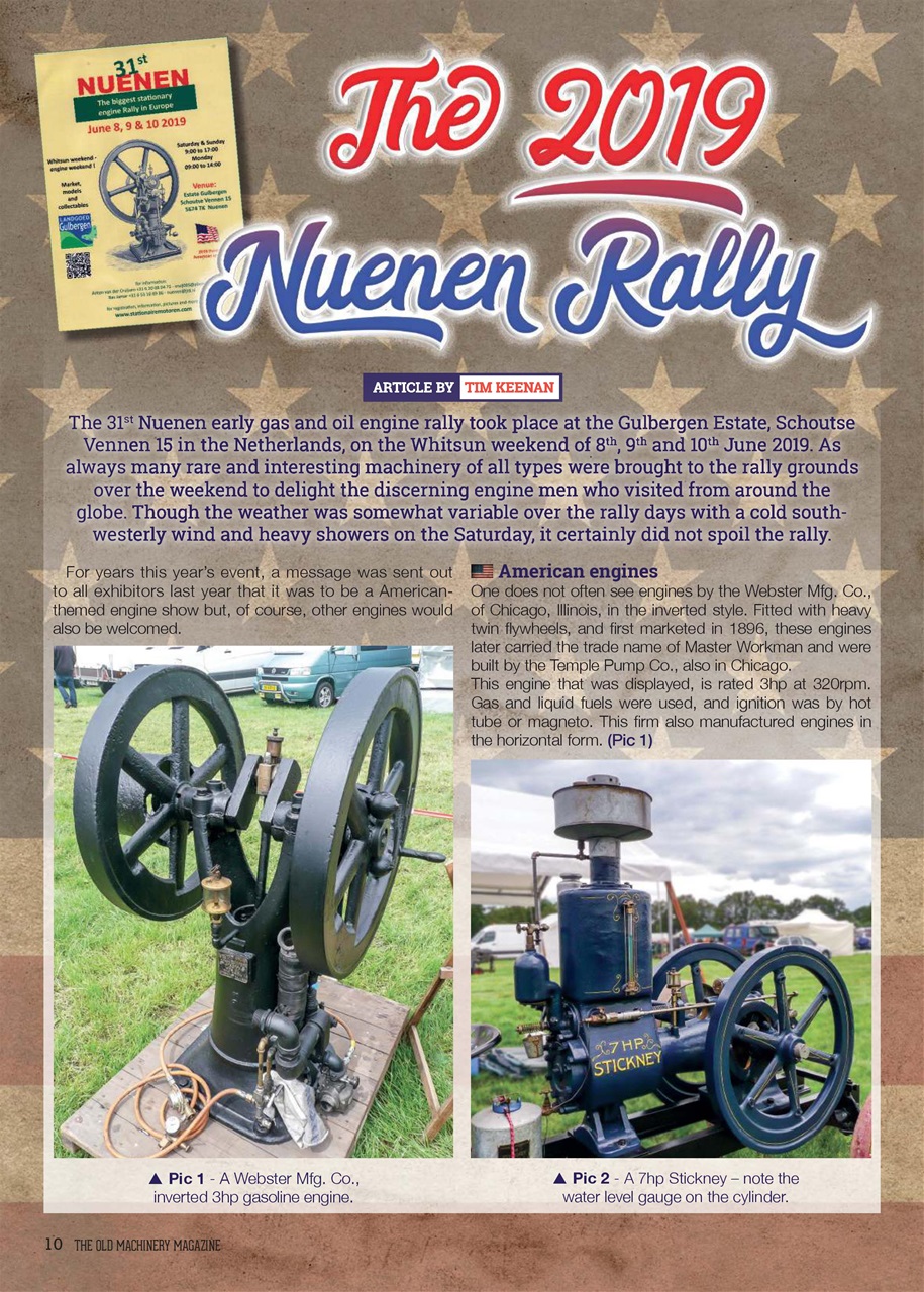 The Old Machinery Magazine Preview Pages