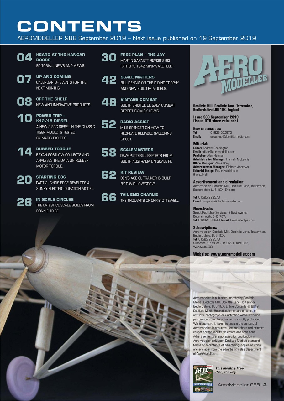 AeroModeller Preview Pages