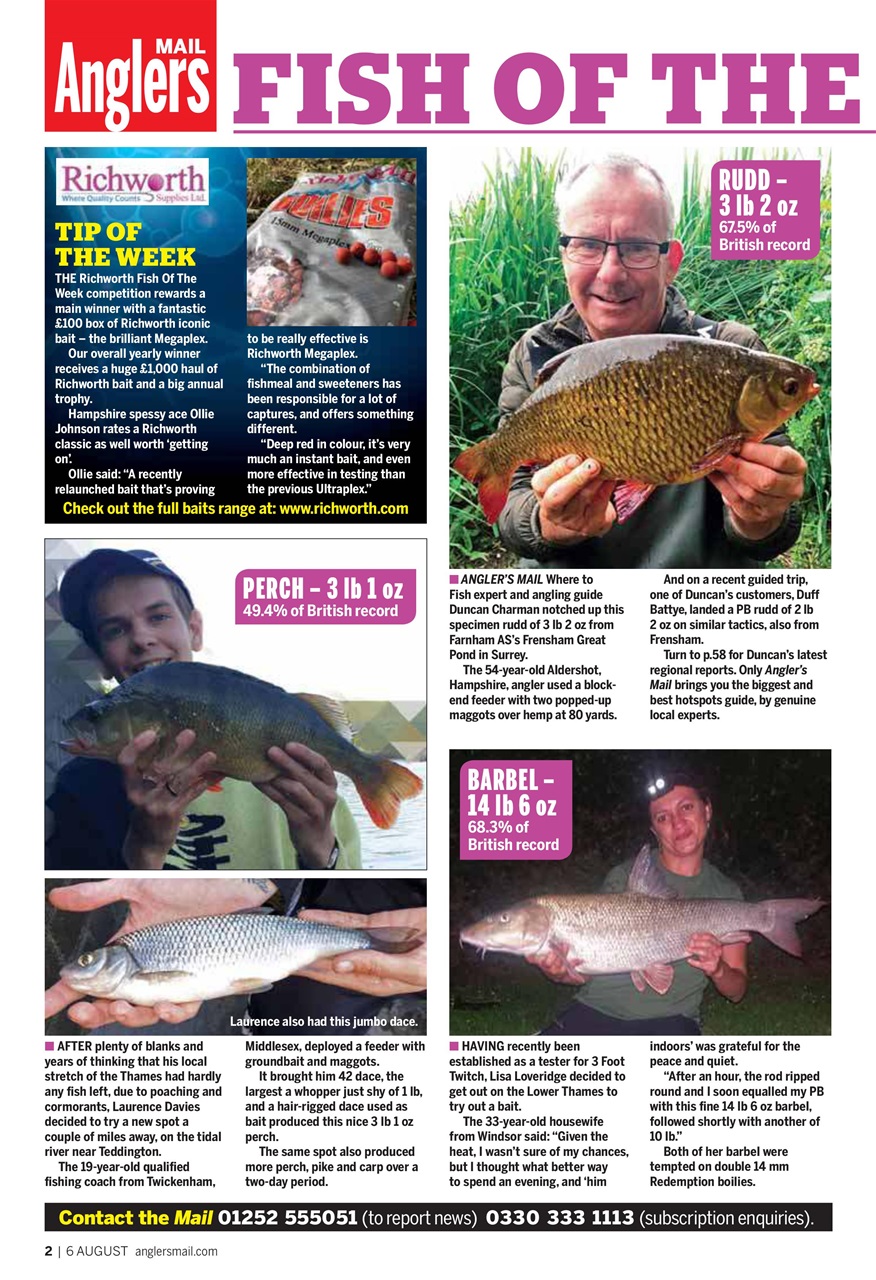 Anglers Mail Preview Pages