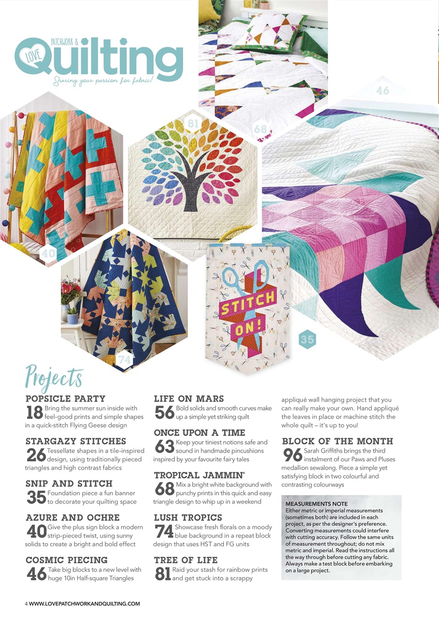 Love Patchwork & Quilting Preview Pages