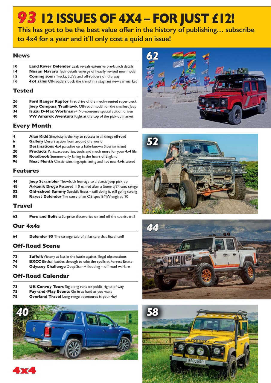 Overlander 4X4 Preview Pages