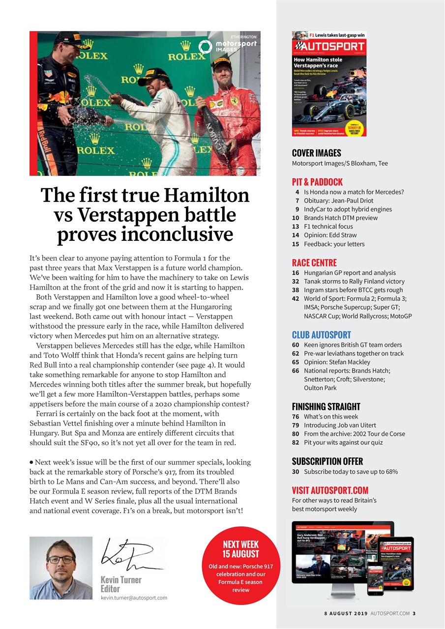 Autosport Preview Pages
