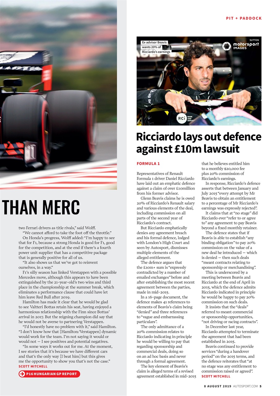 Autosport Preview Pages
