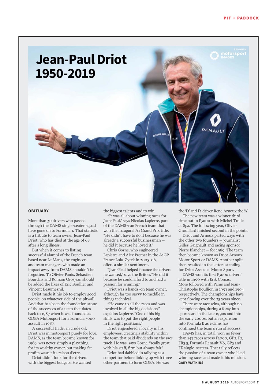 Autosport Preview Pages