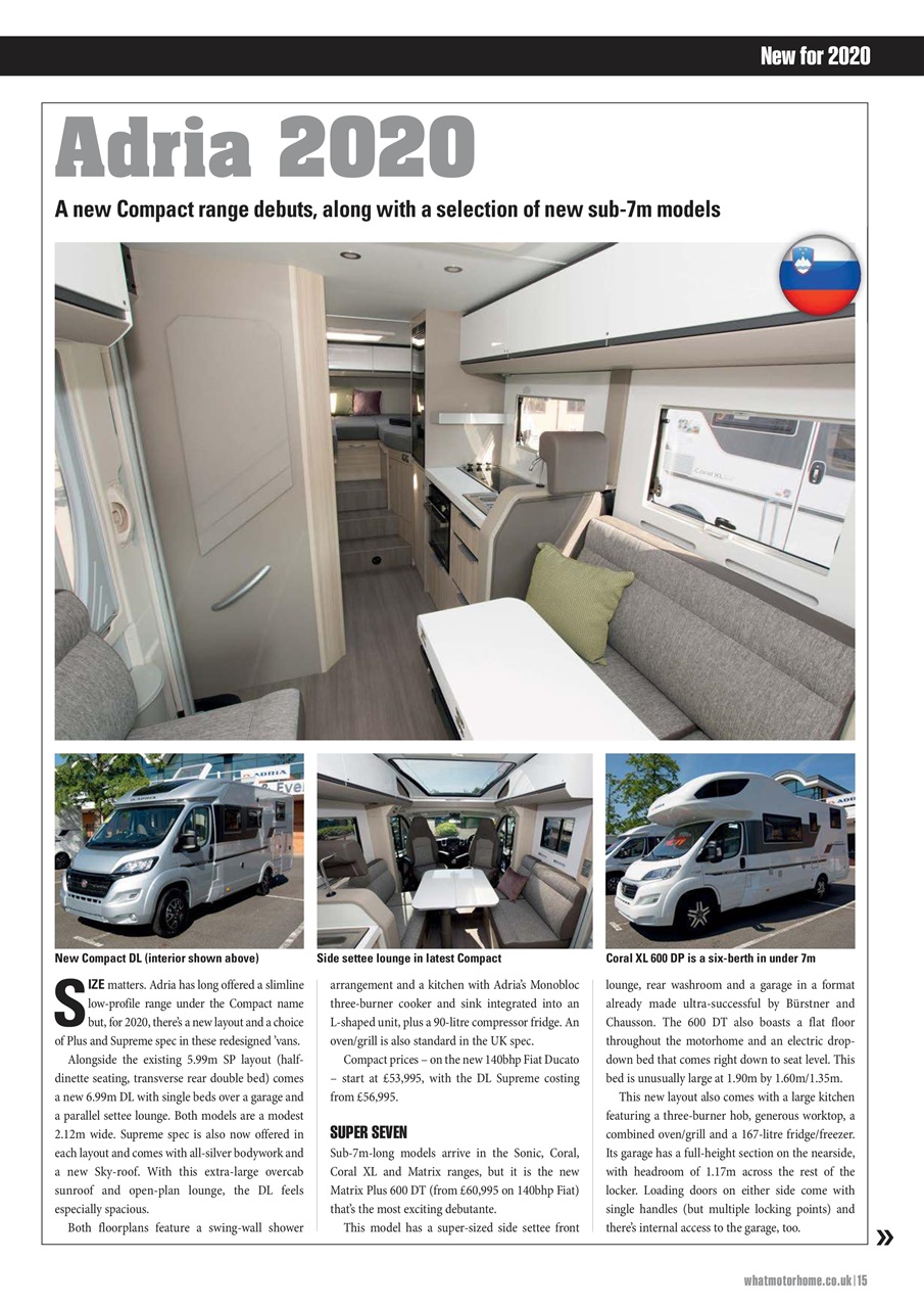 What Motorhome magazine Preview Pages