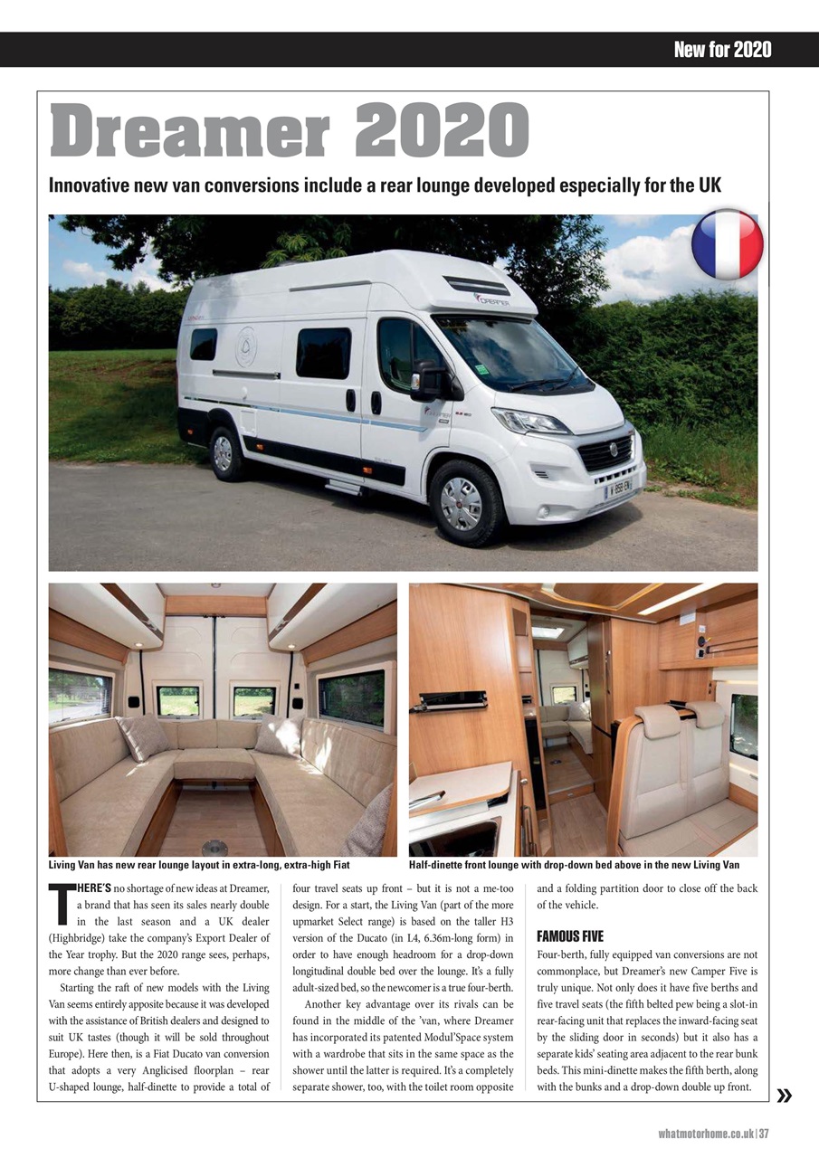 What Motorhome magazine Preview Pages