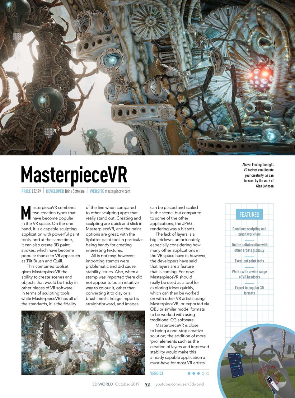 3D World Preview Pages