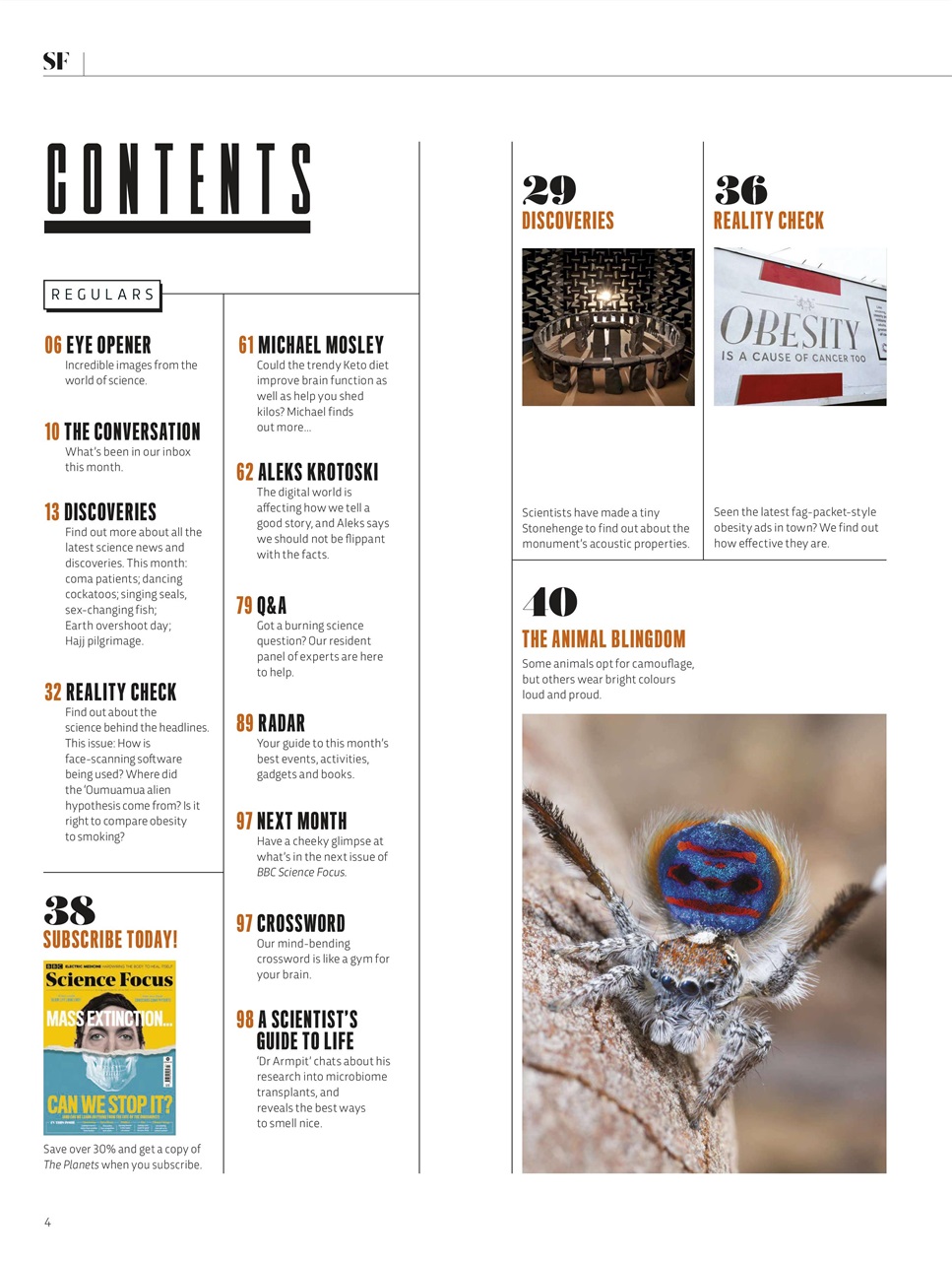 BBC Science Focus Magazine Preview Pages