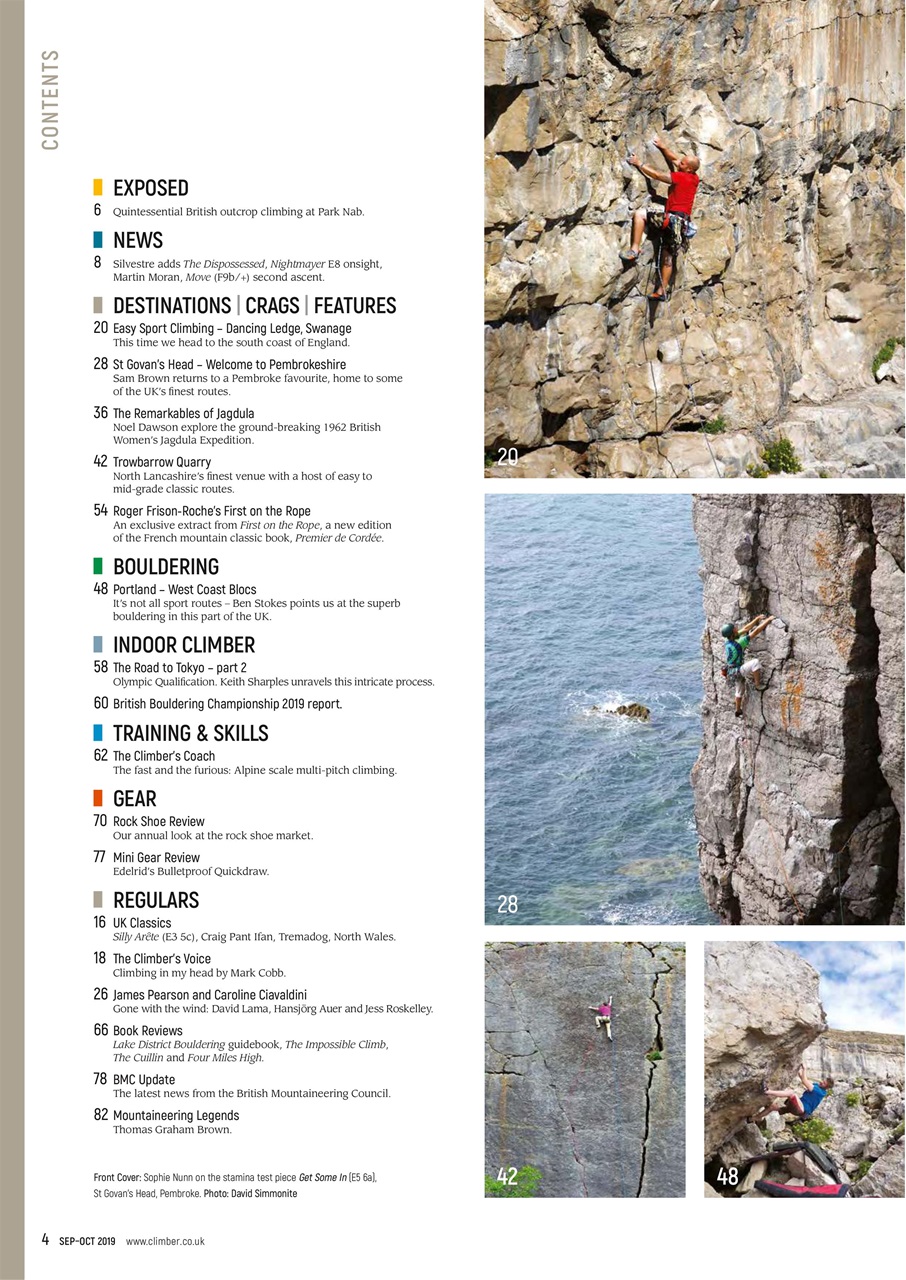 Climber Preview Pages