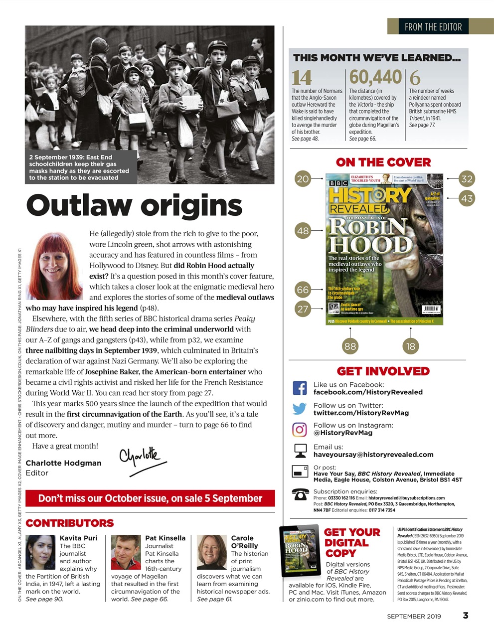 BBC History Revealed Magazine Preview Pages