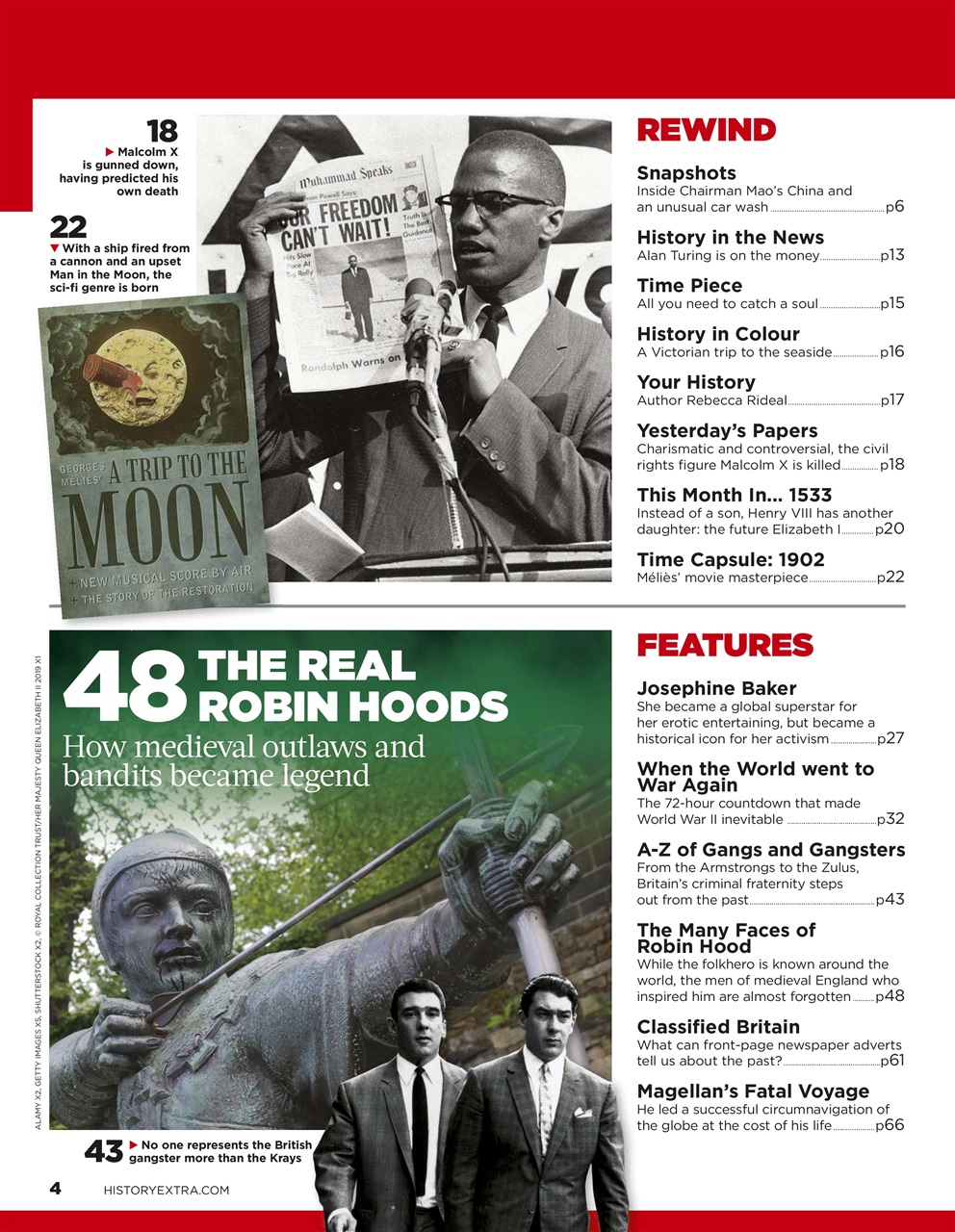 BBC History Revealed Magazine Preview Pages
