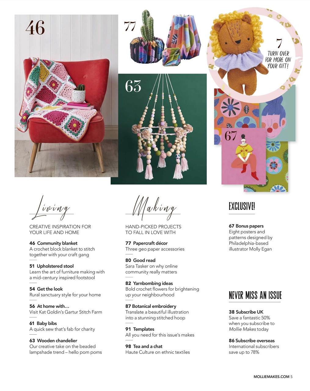 Mollie magazine Preview Pages