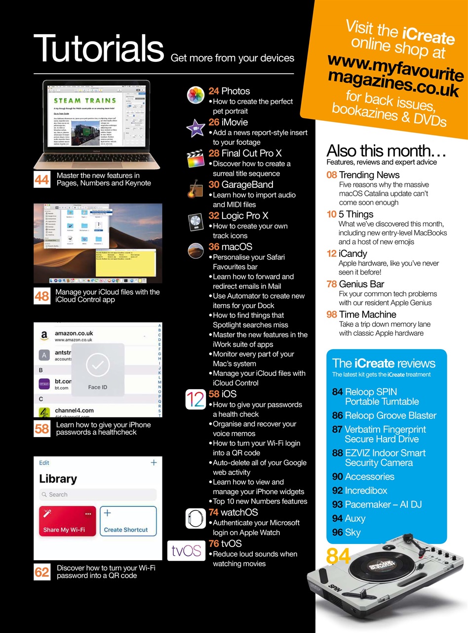 iCreate Preview Pages