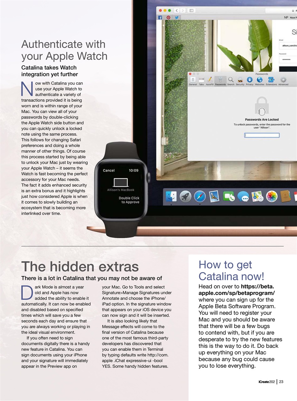 iCreate Preview Pages