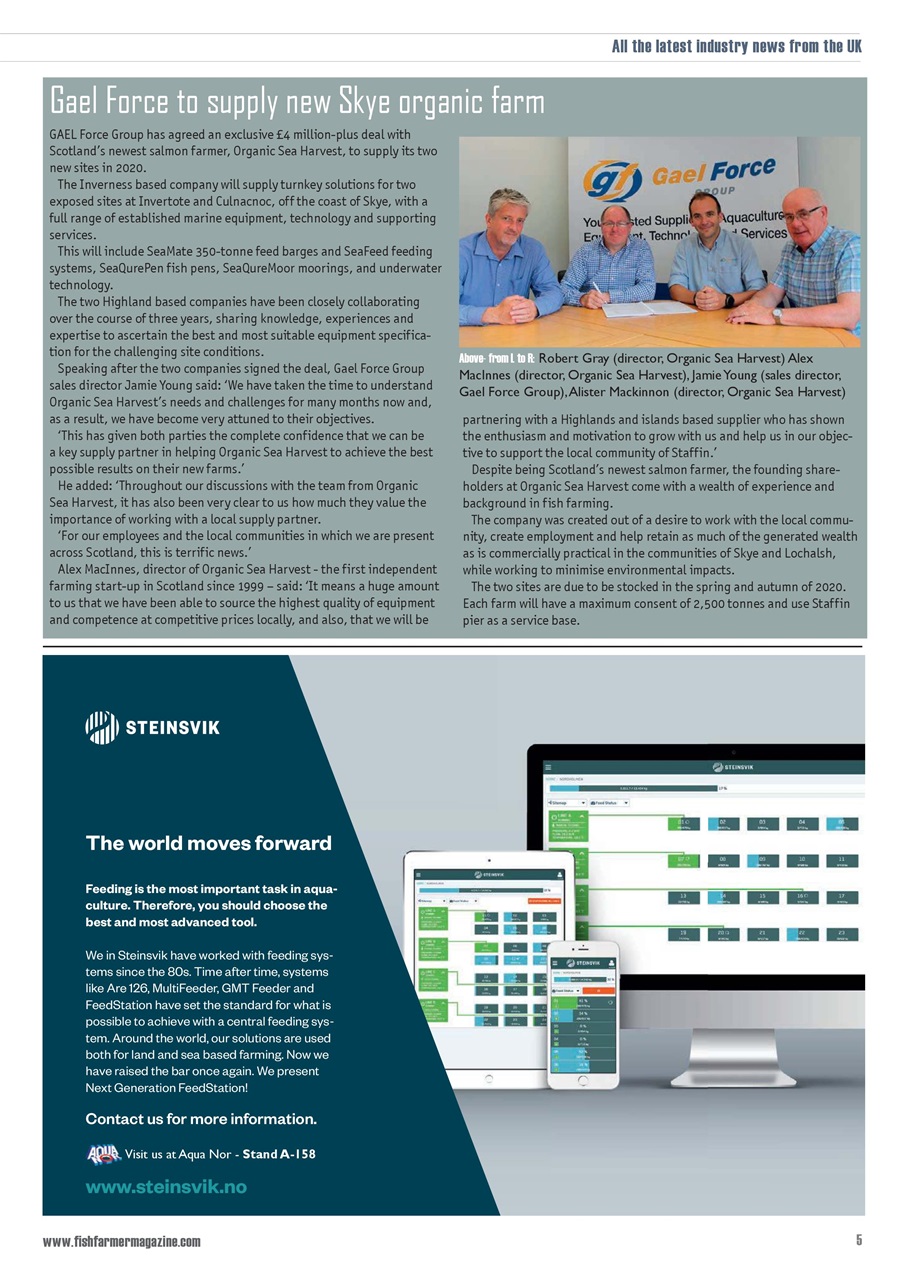 Fish Farmer Magazine Preview Pages