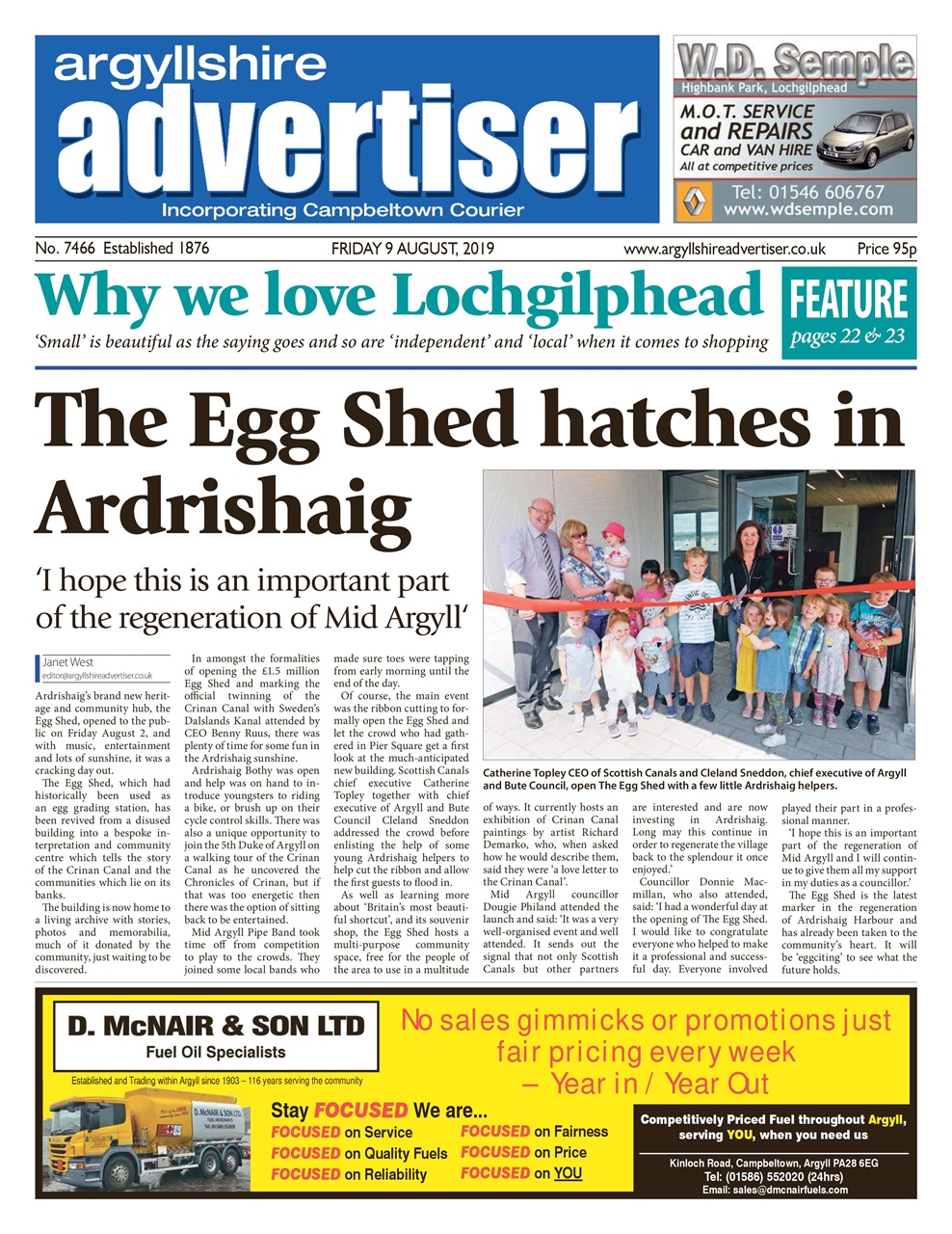 Argyllshire Advertiser Preview Pages