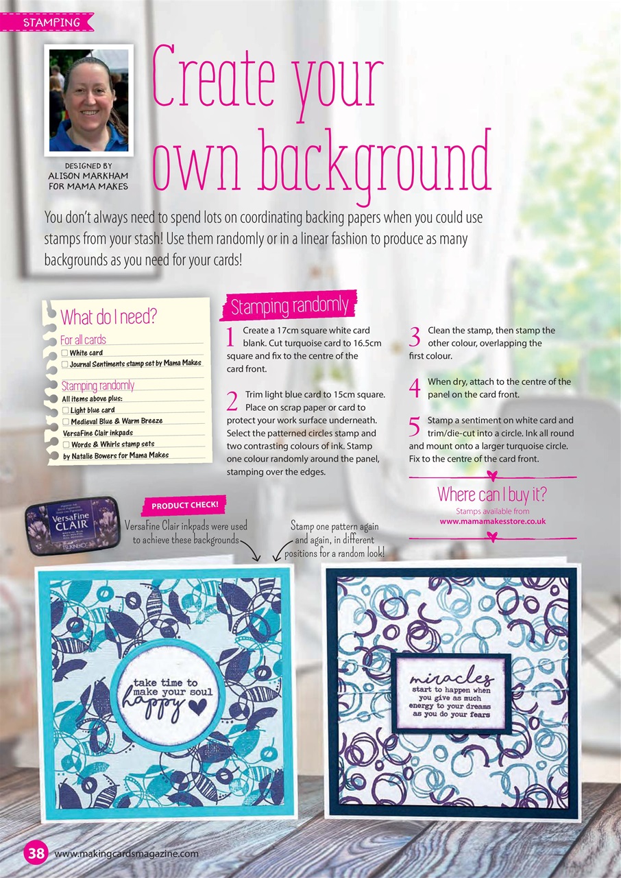 Making Cards & Papercraft Preview Pages