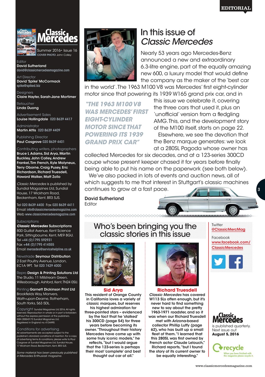 Mercedes Enthusiast Preview Pages