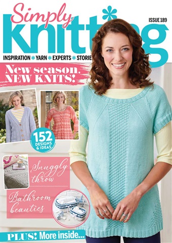 Simply Knitting issue Issue 189