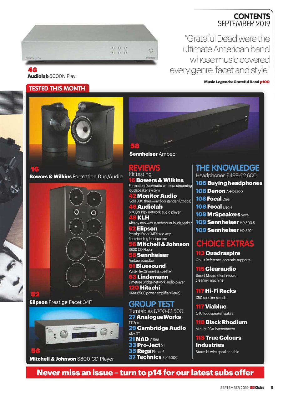 Hi-Fi Choice Preview Pages