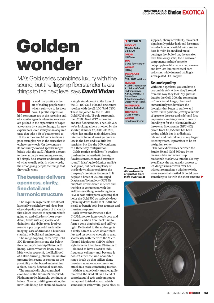 Hi-Fi Choice Preview Pages