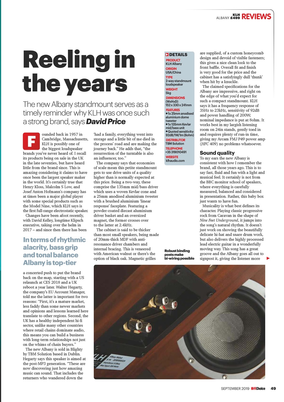 Hi-Fi Choice Preview Pages