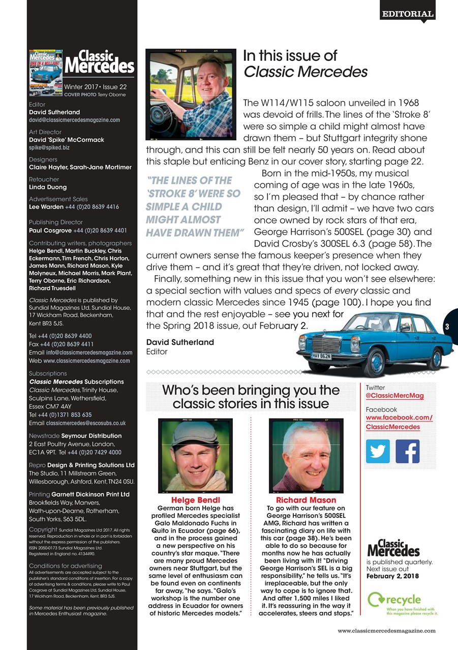 Mercedes Enthusiast Preview Pages