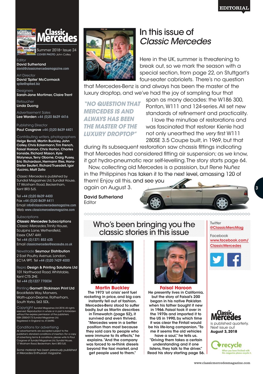 Mercedes Enthusiast Preview Pages