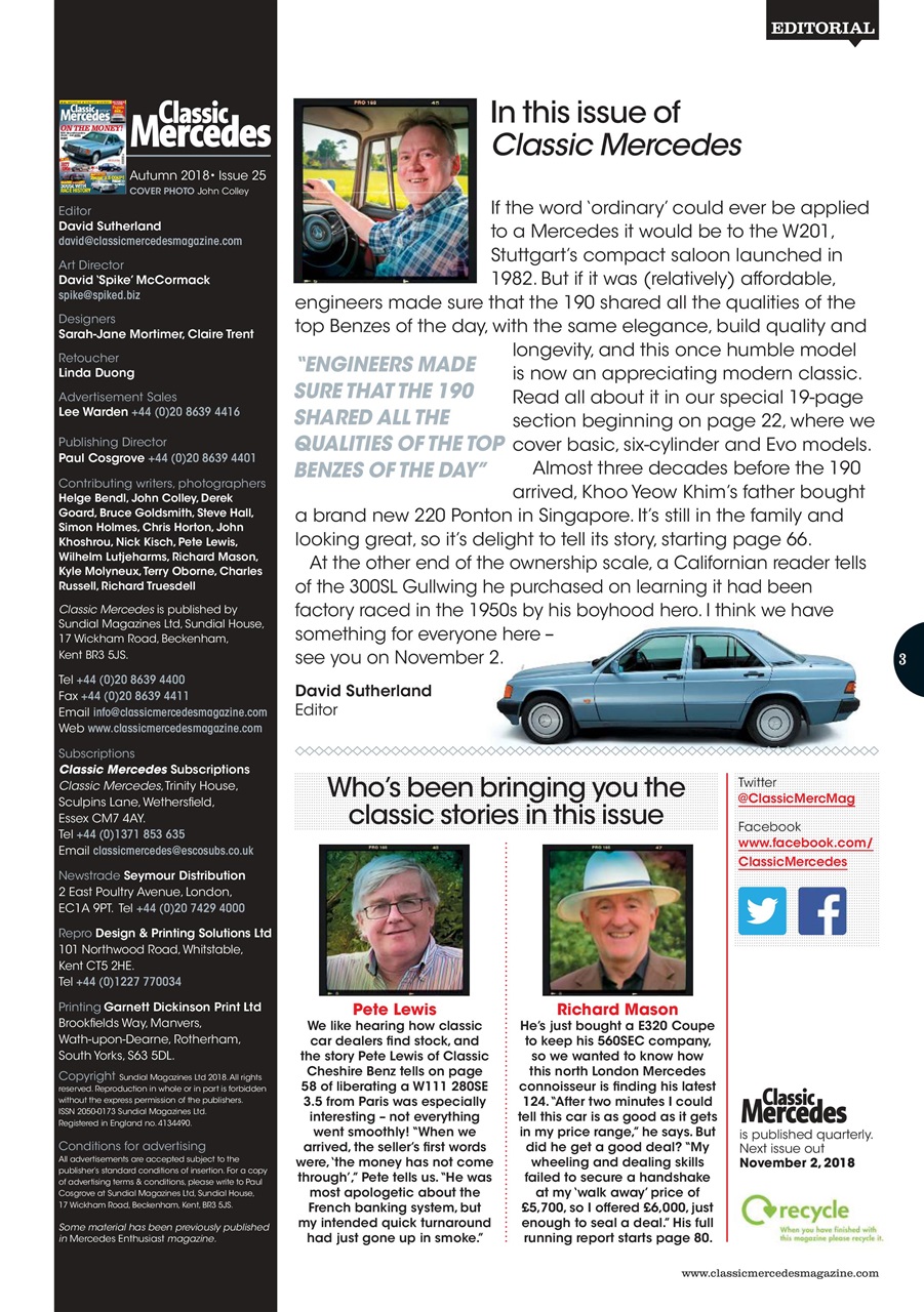 Mercedes Enthusiast Preview Pages
