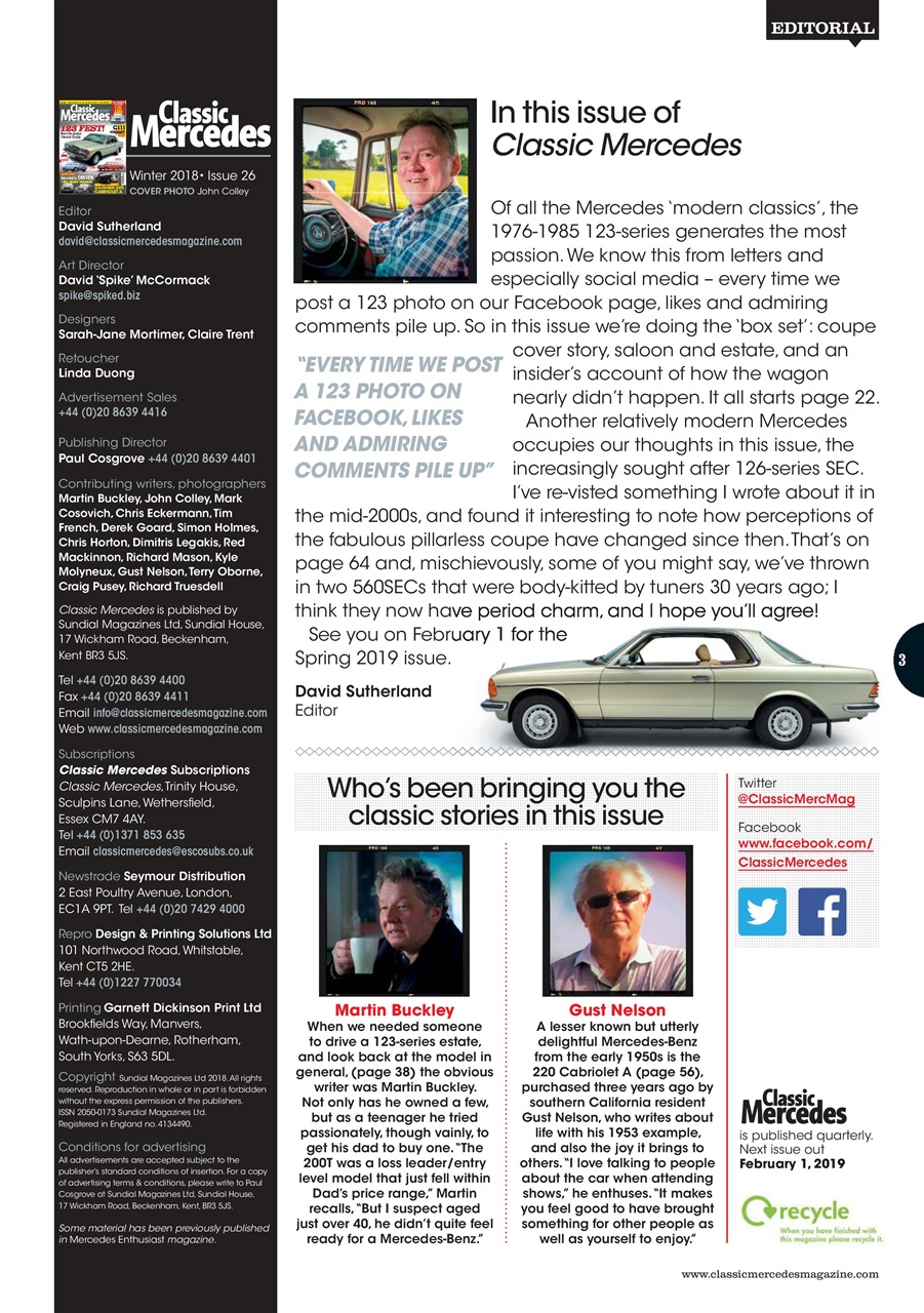 Mercedes Enthusiast Preview Pages