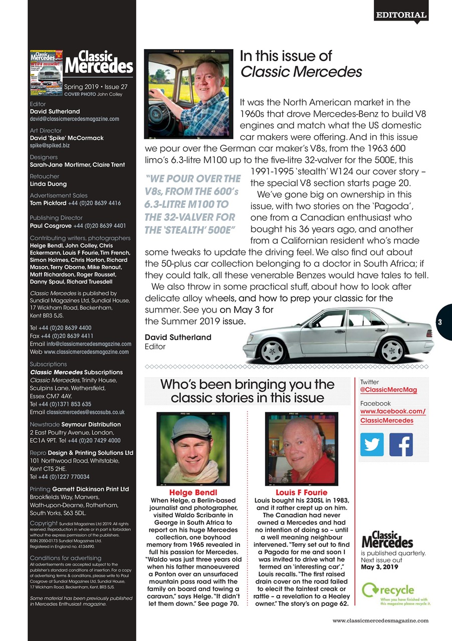 Mercedes Enthusiast Preview Pages