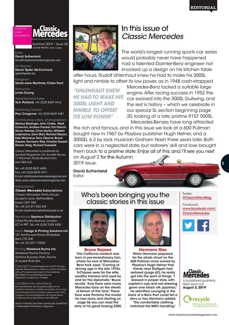 Mercedes Enthusiast Preview Pages