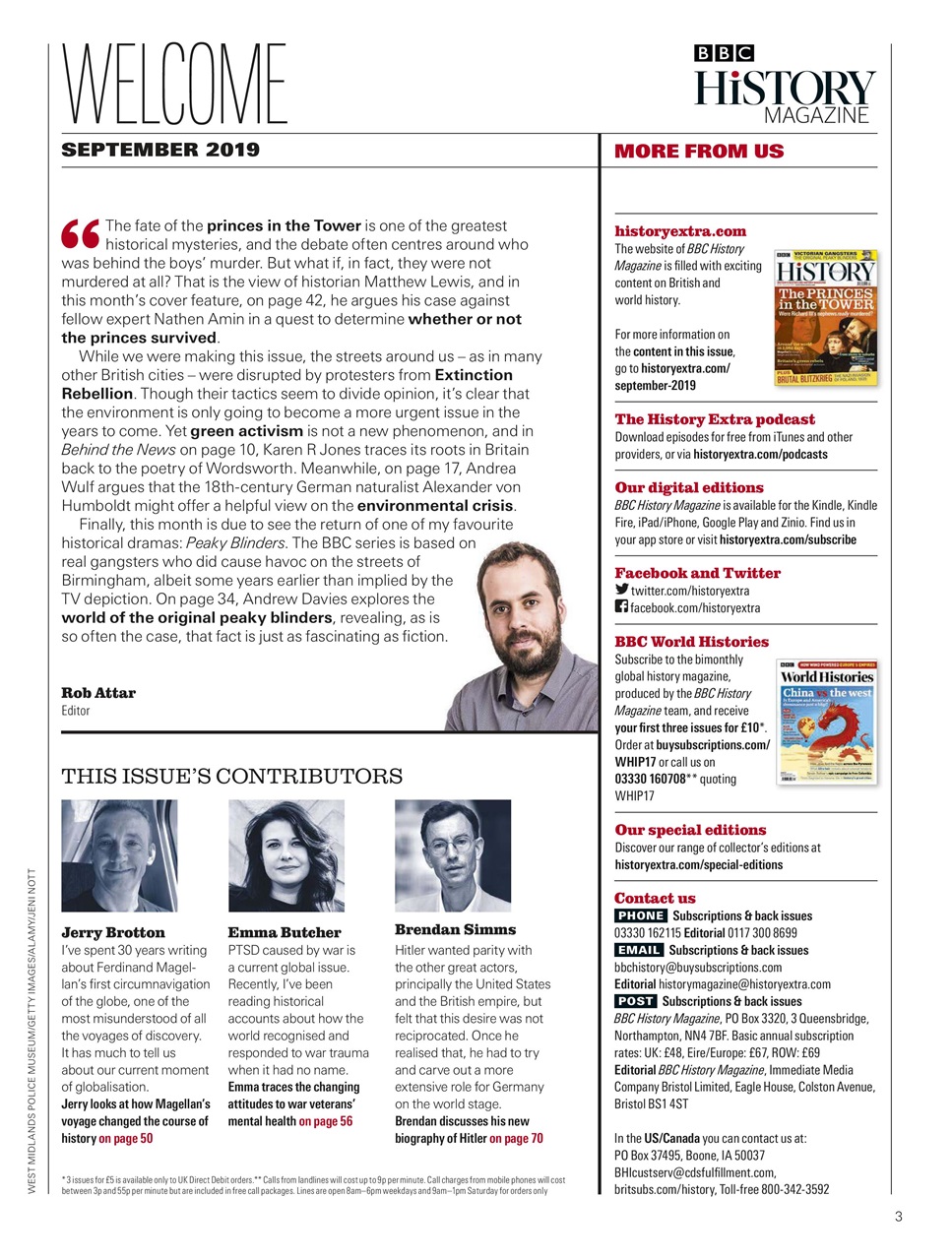 History Extra Magazine Preview Pages