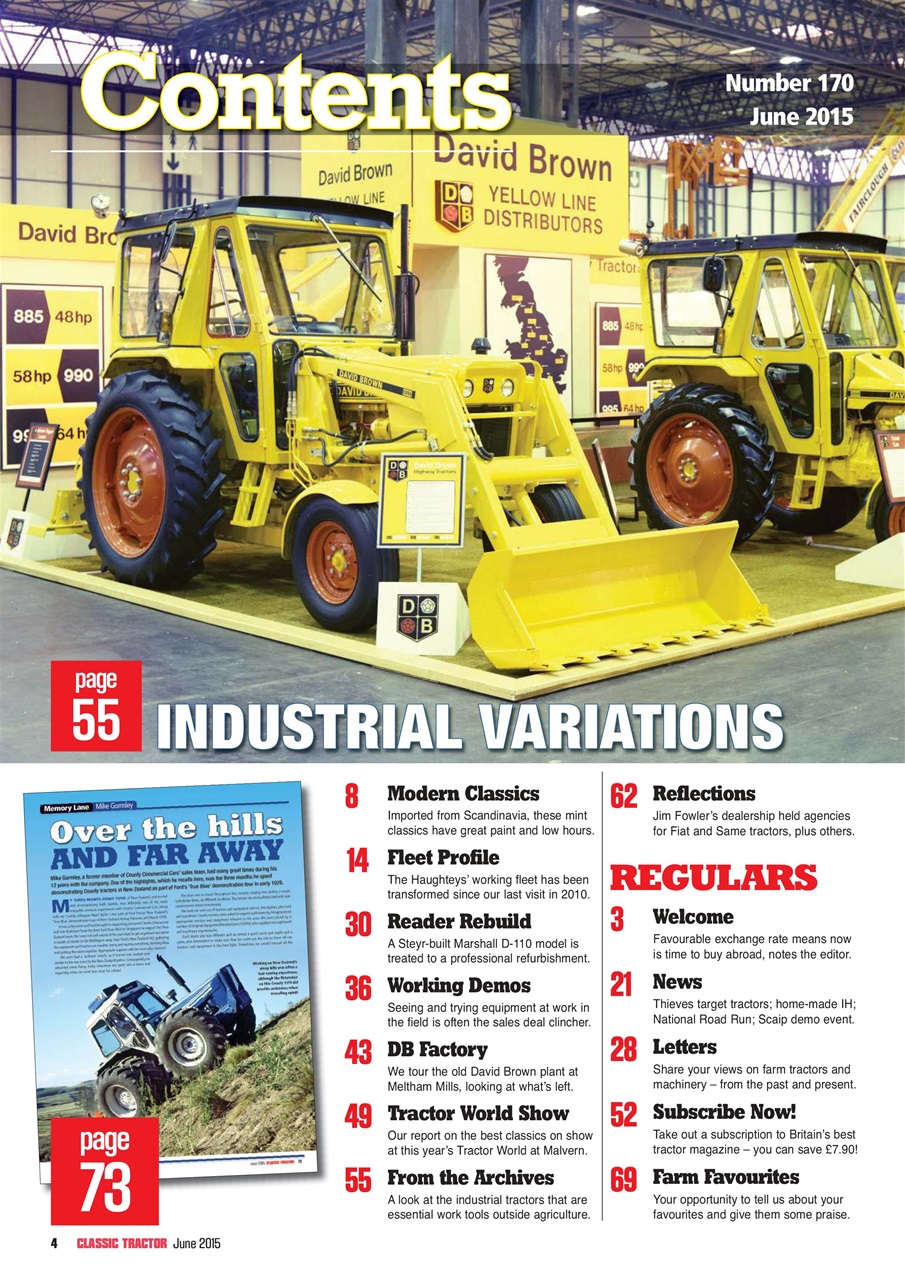 Classic Tractor Preview Pages