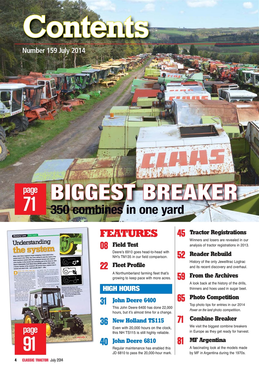 Classic Tractor Preview Pages