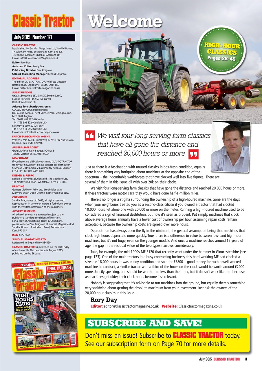 Classic Tractor Preview Pages