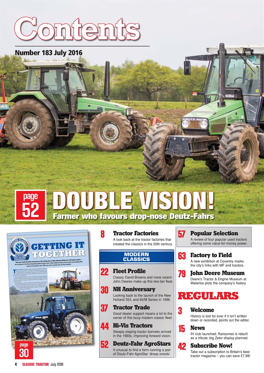 Classic Tractor Preview Pages