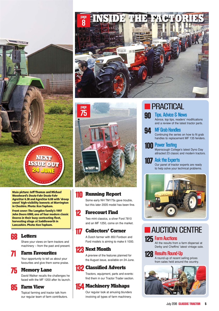 Classic Tractor Preview Pages