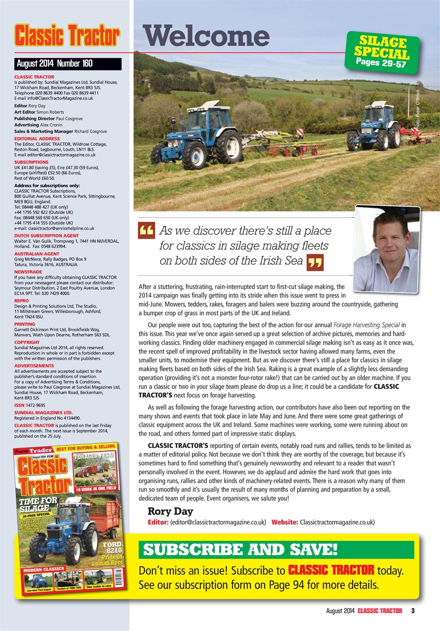 Classic Tractor Preview Pages