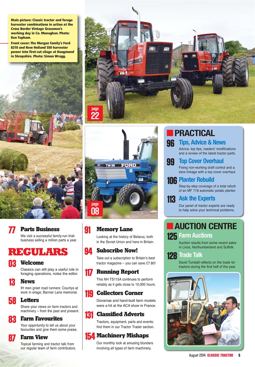 Classic Tractor Preview Pages