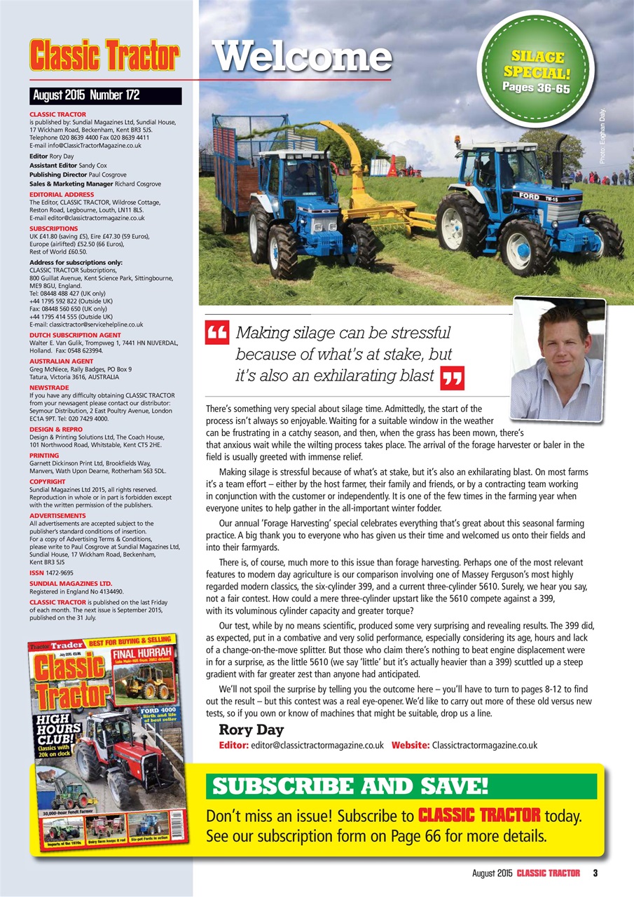 Classic Tractor Preview Pages