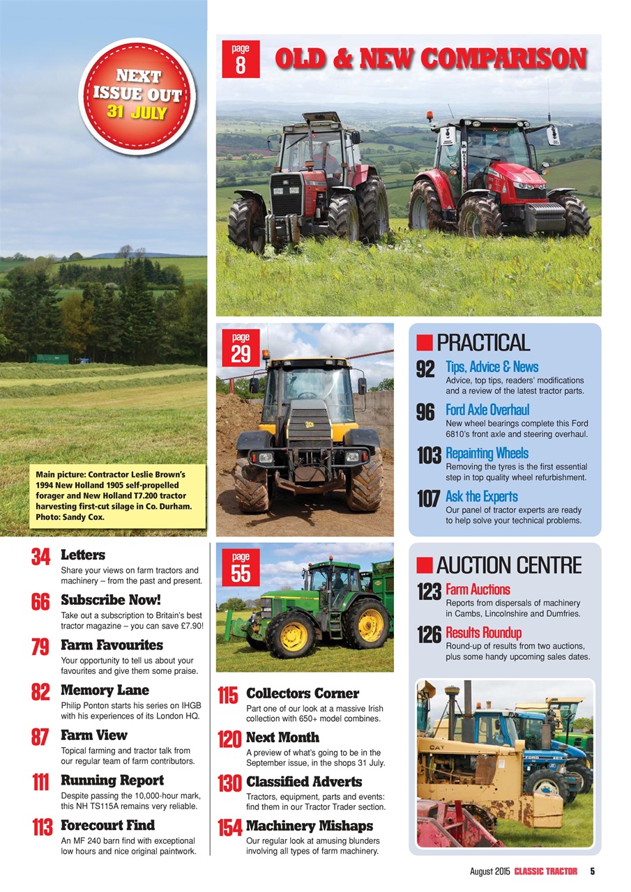 Classic Tractor Preview Pages